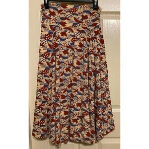 Nwt Effie’s Heart Catalina Skirt Mushroom Print Boho Cottage Whimsical Flowy L